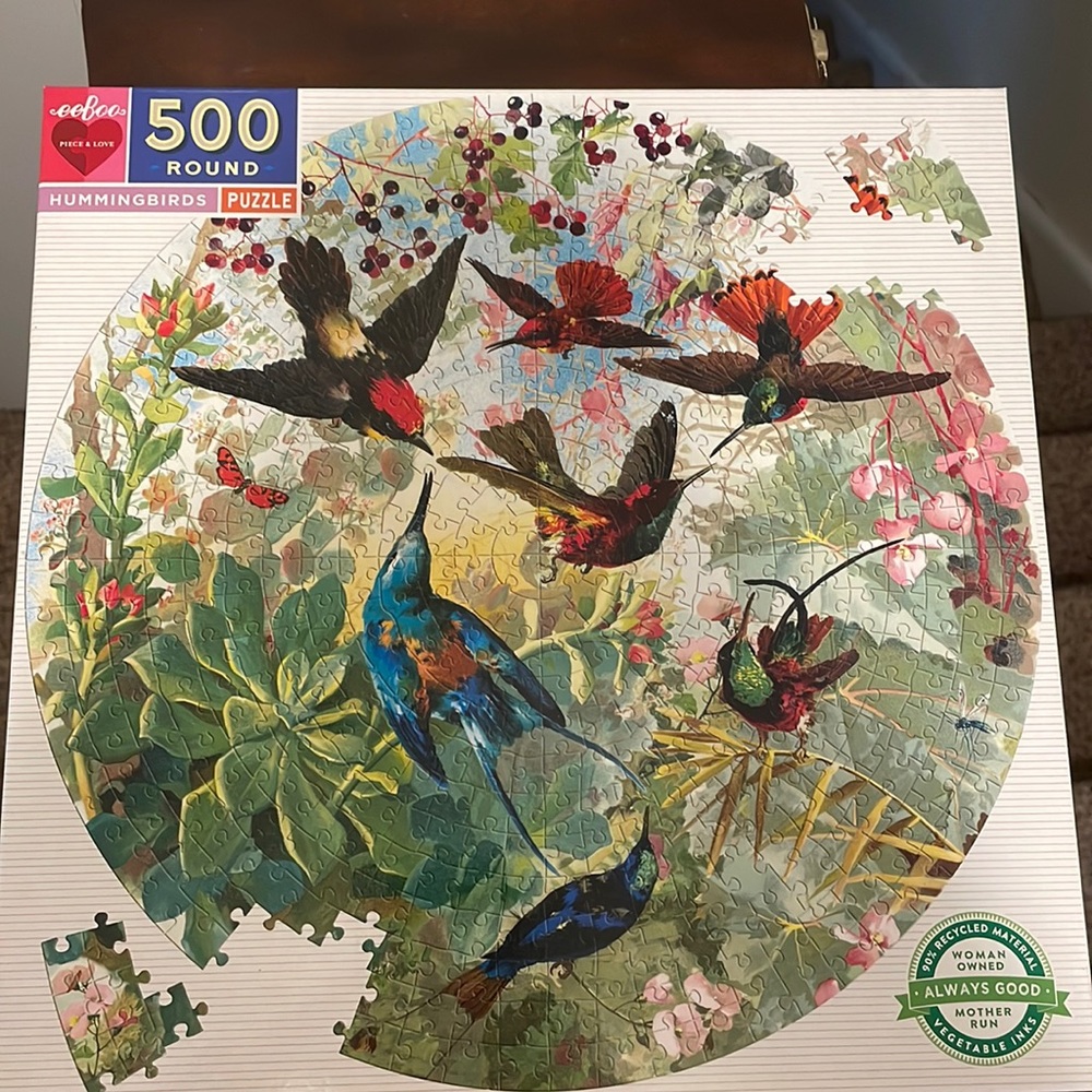 brand new 500 piece round puzzle
